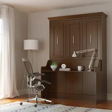 Leto Muro Coventry Full Size Murphy Bed with Desk - Vertical  Bed Closed