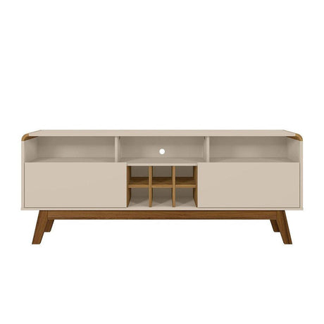 Manhattan Comfort Camberly 62.99 TV Stand with 5 Shelves and Wine Storage - Bedroom Depot USA