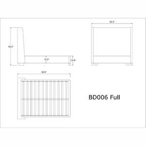 Manhattan Comfort Parlay Full Bed - Bedroom Depot USA