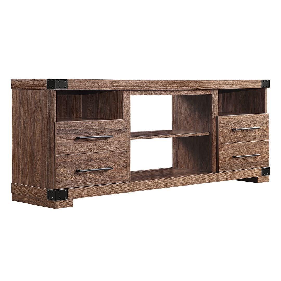 Manhattan Comfort Richmond 60" TV Stand with 2 Drawers and 4 Shelves - Bedroom Depot USA