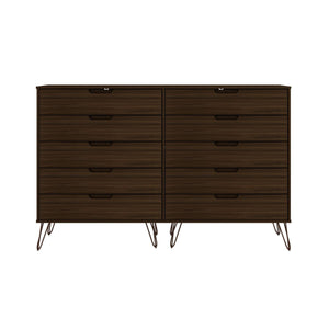 Manhattan Comfort Rockefeller 3-Piece Dresser and Nightstand Set - Bedroom Depot USA