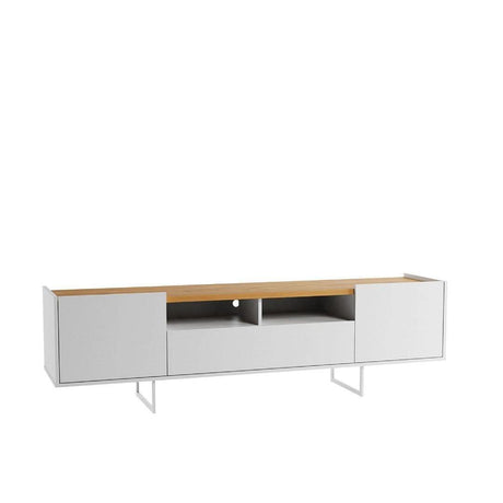 Manhattan Comfort Winston 70.86 TV Stand with 6 Shelves - Bedroom Depot USA