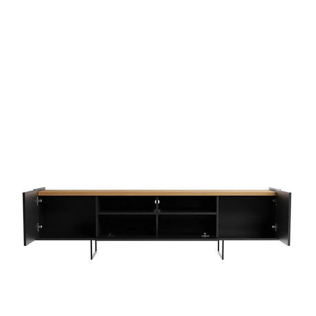 Manhattan Comfort Winston 70.86 TV Stand with 6 Shelves - Bedroom Depot USA