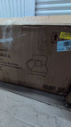 Dark Gray Corduroy Modular Sofa — 4-Piece, Throw Pillows Included, New