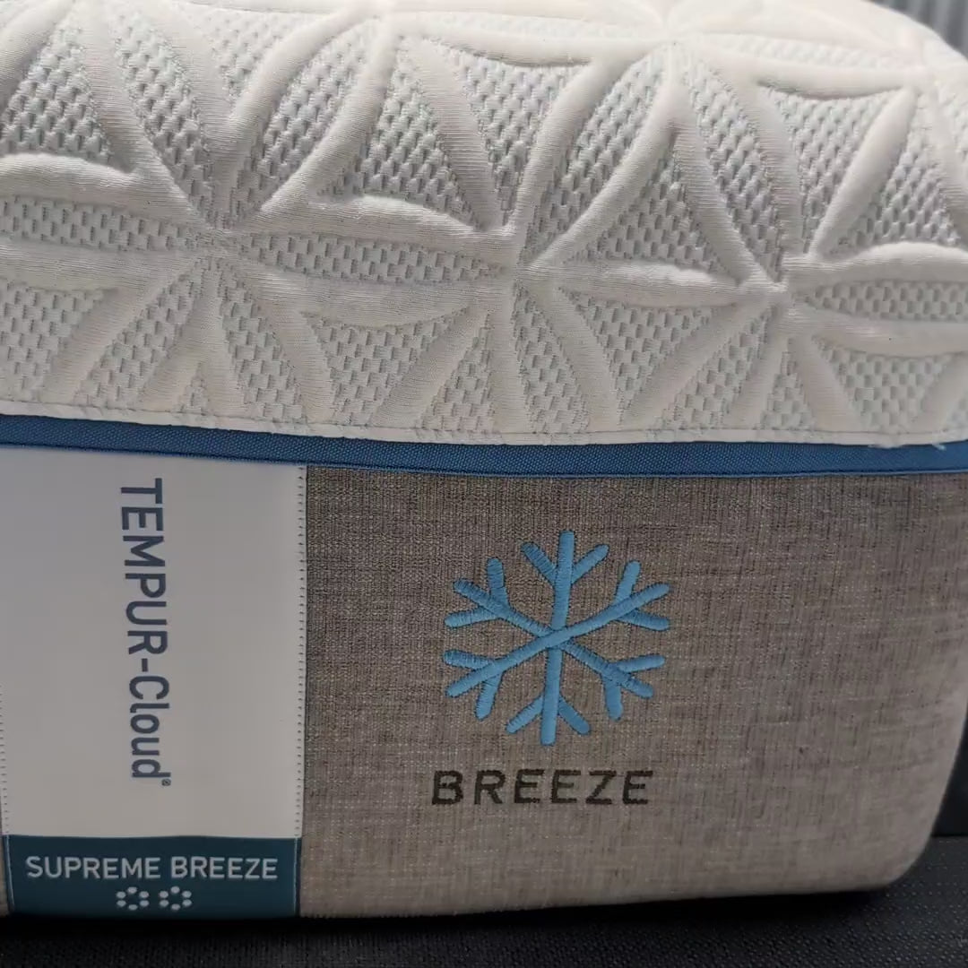 Tempur Cloud Supreme Breeze + Adjustable Base with Massage