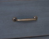 Sleigh Storage Bed, Americana Sleigh Bed, 2 Drawers, USB, Corduroy Blue