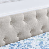 Daybed | Tufted Copper Nailhead & Underbed Drawers | Beige