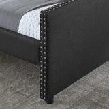 Daybed | Tufted Copper Nailhead & Underbed Drawers | Black