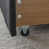 Daybed | Tufted Copper Nailhead & Underbed Drawers | Black
