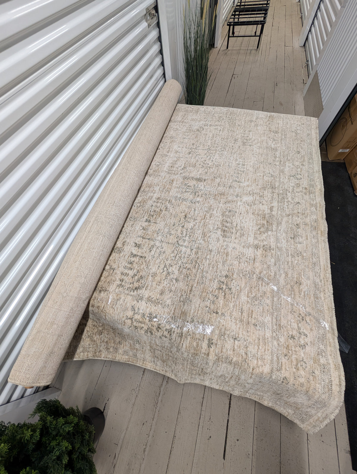 Loloi Magnolia Home Junie Oatmeal/Smoke 7'-10" x 10'-2" Area Rug