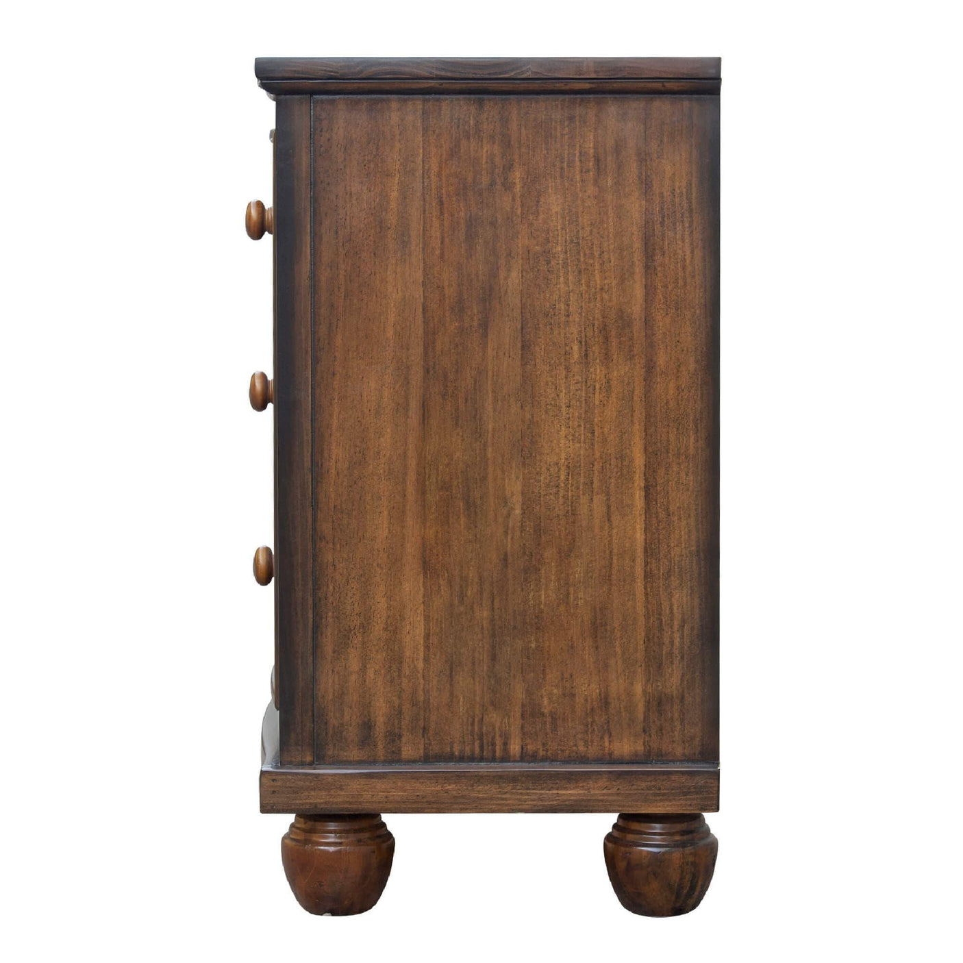 Sunset Trading Bahama Shutter Wood 3 Drawer Nightstand | Tropical Walnut Brown CF-1136-0158 - Bedroom Depot USA