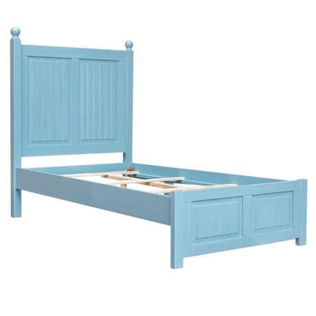 Sunset Trading Cool Breeze Twin Bed | Beach Blue Wood CF-1703-0156-TB - Bedroom Depot USA