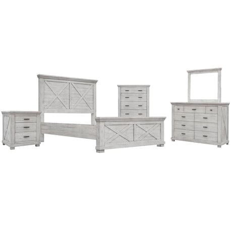 Sunset Trading Crossing Barn 5 Piece King Bedroom Set CF-4102-0786-K5P - Bedroom Depot USA