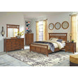 Sunset Trading Mission Bay 5 Piece Queen Bedroom Set | Amish Brown Solid Wood | Panel Bed Dresser Mirror Chest Nightstand CF-4901-0877-Q5P - Bedroom Depot USA