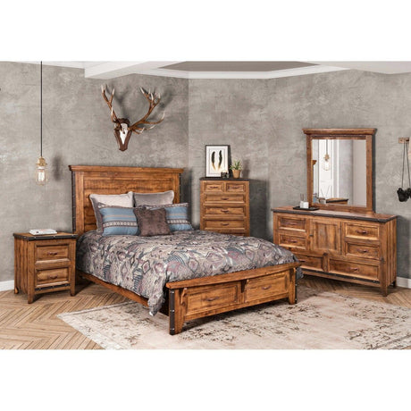 Sunset Trading Rustic City 5 Piece Queen Bedroom Set HH-4365-Q-5PC - Bedroom Depot USA