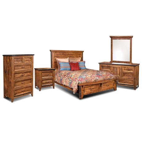 Sunset Trading Rustic City 5 Piece Queen Bedroom Set HH-4365-Q-5PC - Bedroom Depot USA