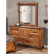 Sunset Trading Rustic City Dresser with Mirror| 6 Drawers| Storage Cabinet HH-4365-31-32 - Bedroom Depot USA