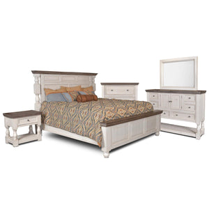 Sunset Trading Rustic French 5 Piece Queen Bedroom Set HH-4750-15-Q5P - Bedroom Depot USA