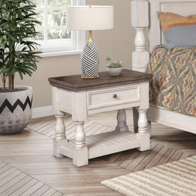 Sunset Trading Rustic French Bedroom Nightstand HH-4750-350 - Bedroom Depot USA