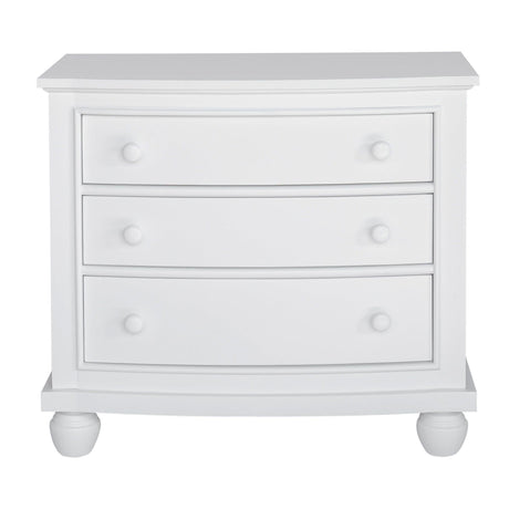 Sunset Trading White Shutter Wood 3 Drawer Nightstand CF-1136-0150 - Bedroom Depot USA