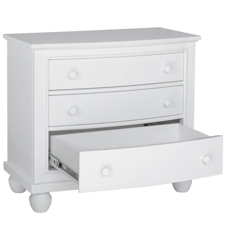 Sunset Trading White Shutter Wood 3 Drawer Nightstand CF-1136-0150 - Bedroom Depot USA