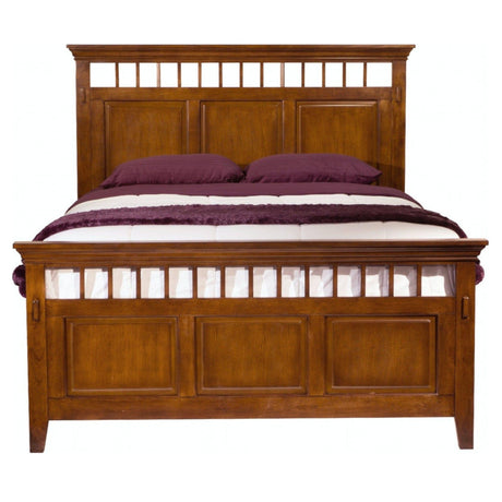 Sunset Trading Tremont 5 Piece King Bedroom Set | Distressed Brown Wood SS-TR900-K-BED-SET - Bedroom Depot USA