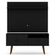 Manhattan Comfort Tribeca 53.94 Mid-Century Modern TV Stand and Panel with Media and Display Shelves - Bedroom Depot USA