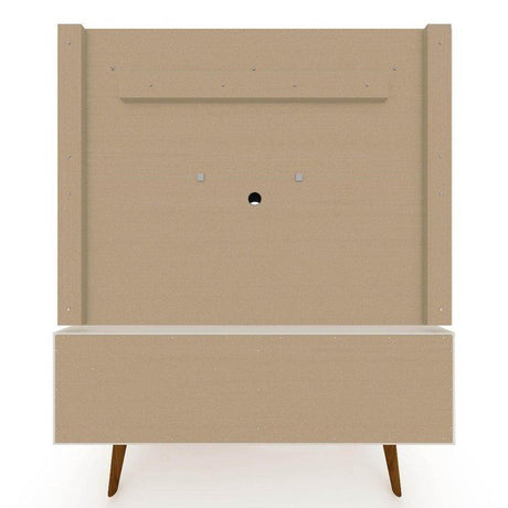 Manhattan Comfort Tribeca 53.94 Mid-Century Modern TV Stand and Panel with Media and Display Shelves - Bedroom Depot USA