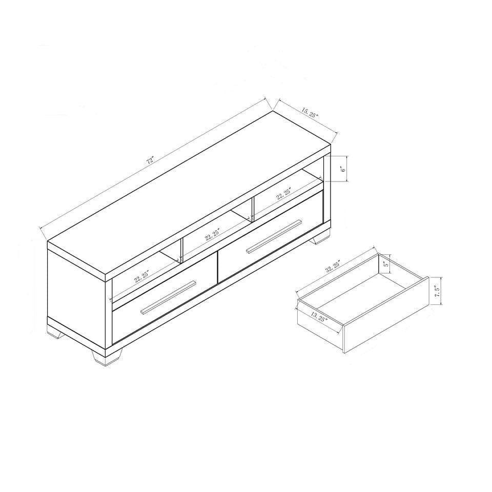 ID USA TV Stand 14841 - Bedroom Depot USA