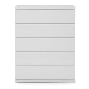 Whiteline Anna Chest of Drawers, White CD1207-WHT - Bedroom Depot USA