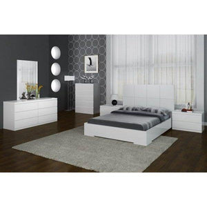 Whiteline Anna Double Dresser, White DR1207D-WHT - Bedroom Depot USA