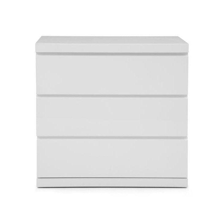 Whiteline Anna Single Dresser, White DR1207S-WHT - Bedroom Depot USA