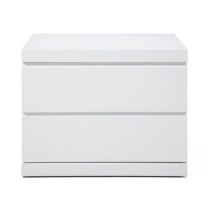 Whiteline Anna Small Nightstand, White NS1207S-WHT - Bedroom Depot USA