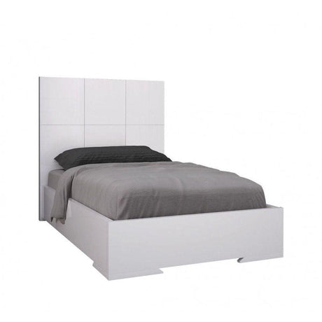 Whiteline Anna Twin Bed, White BT1207-WHT - Bedroom Depot USA