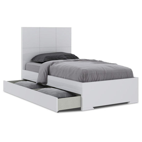 Whiteline Anna Twin Trundle BT1207T-WHT - Bedroom Depot USA