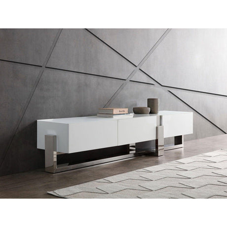 Whiteline Blake TV Unit EC1439-WHT - Bedroom Depot USA