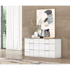 Whiteline Daisy Dresser DR1723-WHT - Bedroom Depot USA