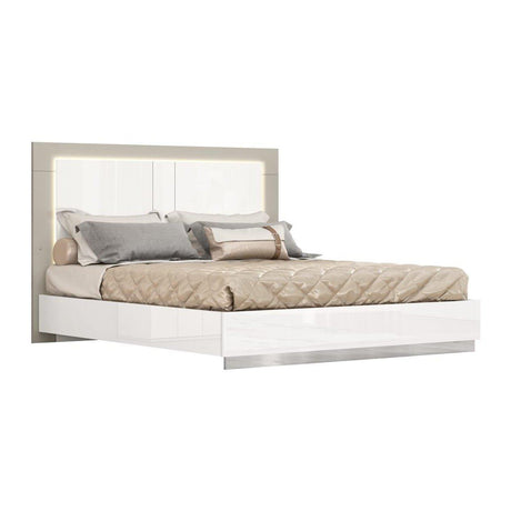 Whiteline Daisy Bed King BK1723-WHT - Bedroom Depot USA