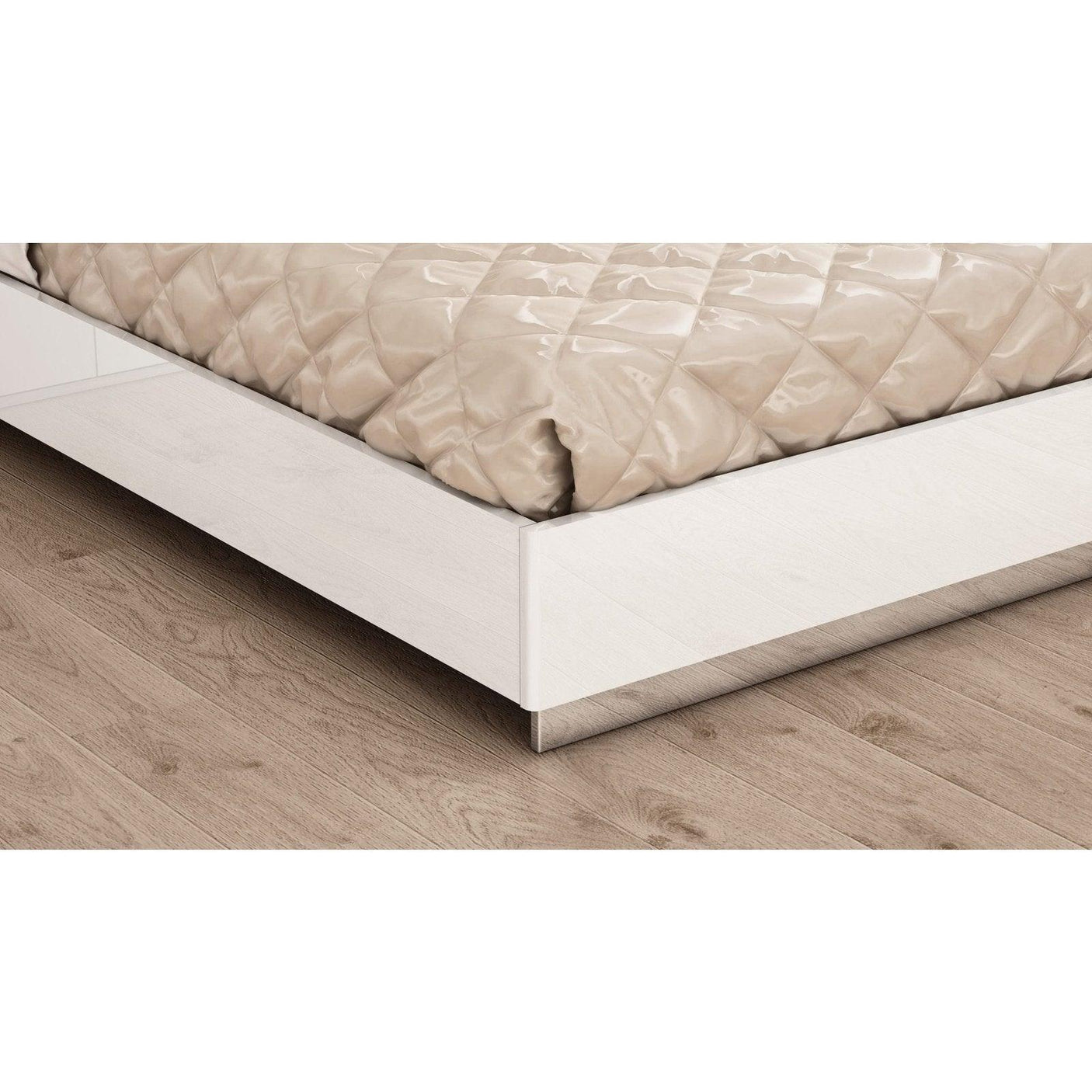 Whiteline Daisy Bed Queen BQ1723-WHT - Bedroom Depot USA