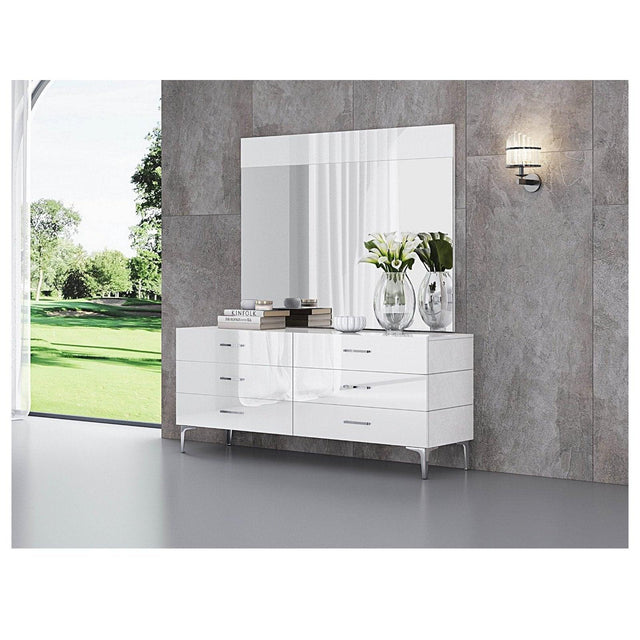 Whiteline Diva Double Dresser DR1345D-WHT - Bedroom Depot USA