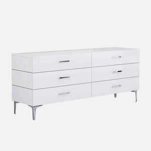 Whiteline Diva Double Dresser DR1345D-WHT - Bedroom Depot USA