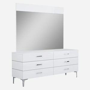 Whiteline Diva Double Dresser DR1345D-WHT - Bedroom Depot USA