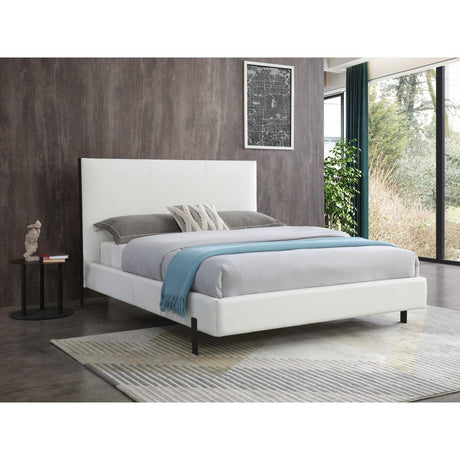 Whiteline Hollywood King Bed BK1690P-WHT - Bedroom Depot USA