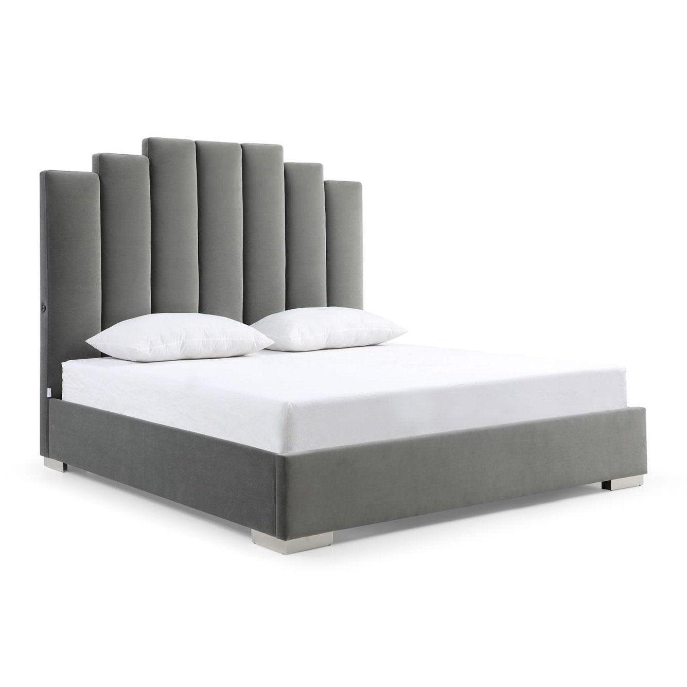 Whiteline Jordan King Bed - Bedroom Depot USA