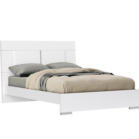 Whiteline Kimberly King Bed BK1617-WHT - Bedroom Depot USA