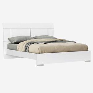 Whiteline Kimberly King Bed BK1617-WHT - Bedroom Depot USA