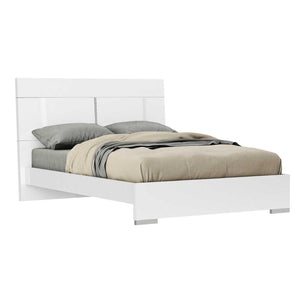 Whiteline Kimberly Queen Bed BQ1617-WHT - Bedroom Depot USA