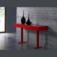 Whiteline Liam Console/Desk CO1646-RED - Bedroom Depot USA