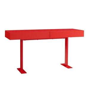 Whiteline Liam Console/Desk CO1646-RED - Bedroom Depot USA