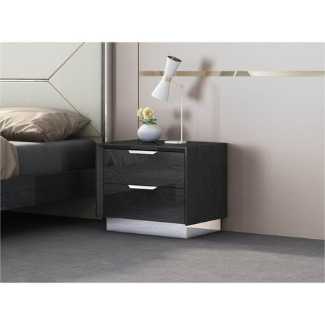 Whiteline Navi Nightstand - Bedroom Depot USA